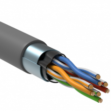 Кабель витая пара Generica F/UTP 5E 24AWG 4 пары LSZH серый (305м)