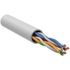 Кабель связи ШПД витая пара U/UTP кат.5E 24AWG 4 пары LSZH белый (100м)
