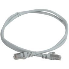 Патч-корд (шнур коммутационный) F/FTP категория 5е, RJ-45, длина 0.5м, 1м, 2м, 3м, 5м, 10м, серый Generica