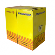 LAN кабель витая пара UTP 4 PROconnect CAT-5e не экранированный
