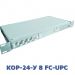 Кросс оптический стоечный КОР-24-У 8, КРС, ШКОС (8 портов FC, ST, SC, LC; SM 9/125; MM 50/125; MM 62,5/125)