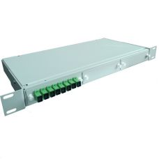 Кросс оптический стоечный КОР-24-У 8, КРС, ШКОС (8 портов FC, ST, SC, LC; SM 9/125; MM 50/125; MM 62,5/125)