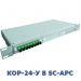 Кросс оптический стоечный КОР-24-У 8, КРС, ШКОС (8 портов FC, ST, SC, LC; SM 9/125; MM 50/125; MM 62,5/125)