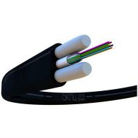 Плоский оптический подвесной дроп кабель (кабель FTTH) ОКПЦ-Д2 (1, 2, 4, 8, 12, 16, 24 волокна); 1.5 и 3 кН
